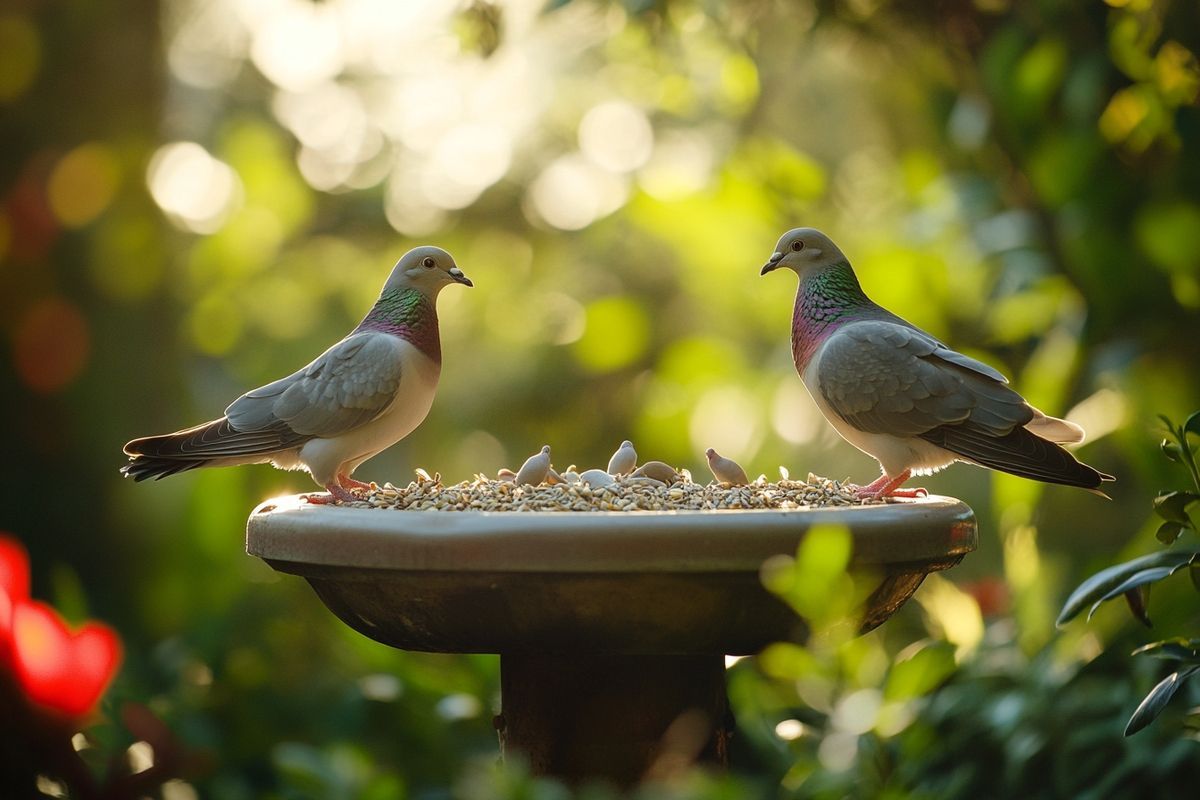 Nourrir L'Harmonie : L'Alimentation Des Tourterelles