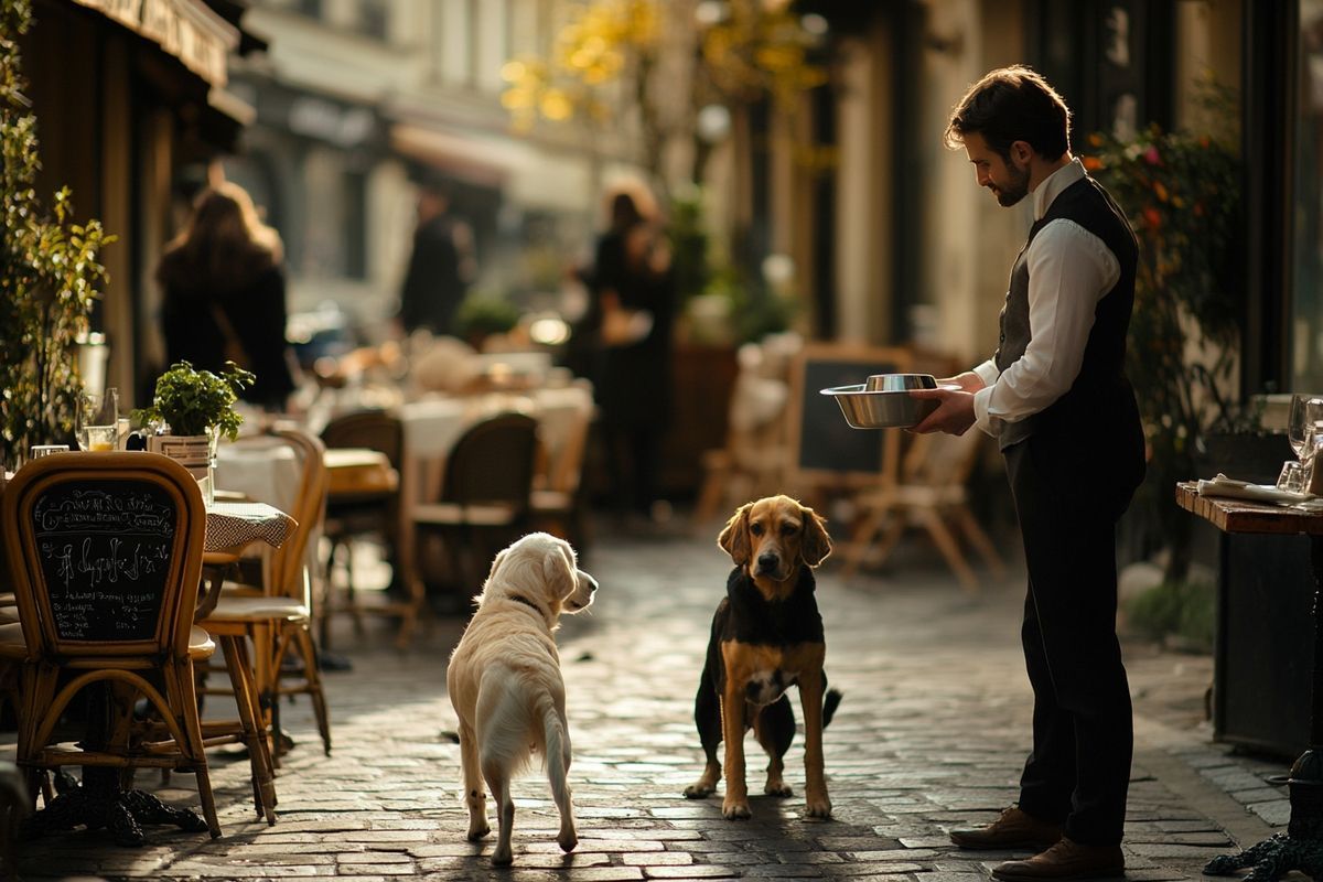 Quand les Chiens Enjolivent Nos Restaurants Parisiens